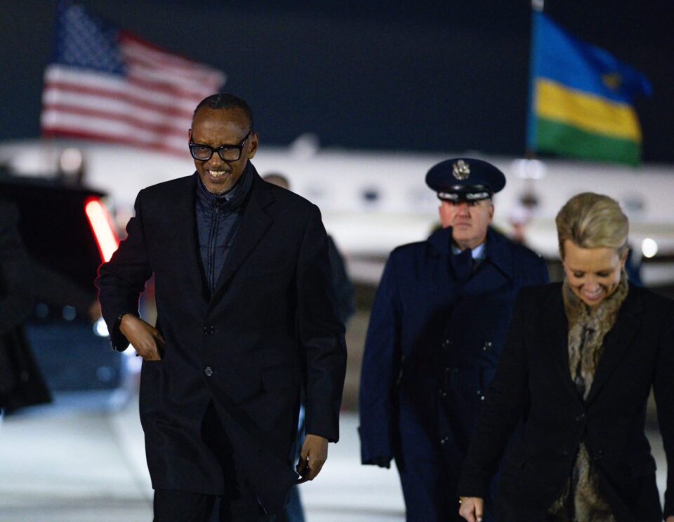 President Kagame arrived in Washington